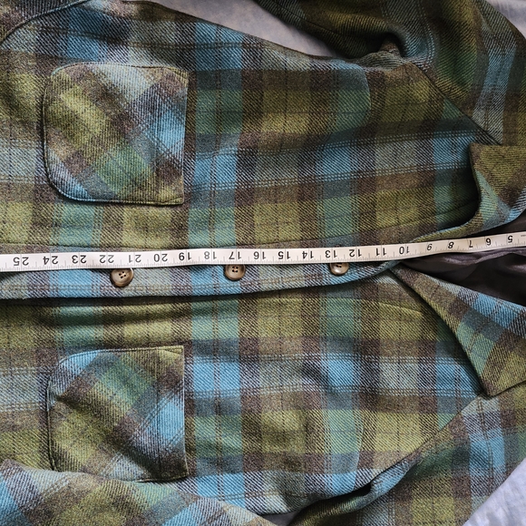 Pendleton Blue and Black Plaid Jacket size l - Picture 4 of 5